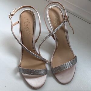 Badgley Mischka Metallic Diamond Stilettos